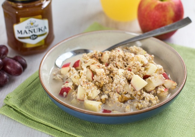 Apple pie overnight oats