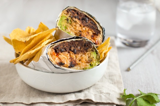 BBQ Bean Burritos