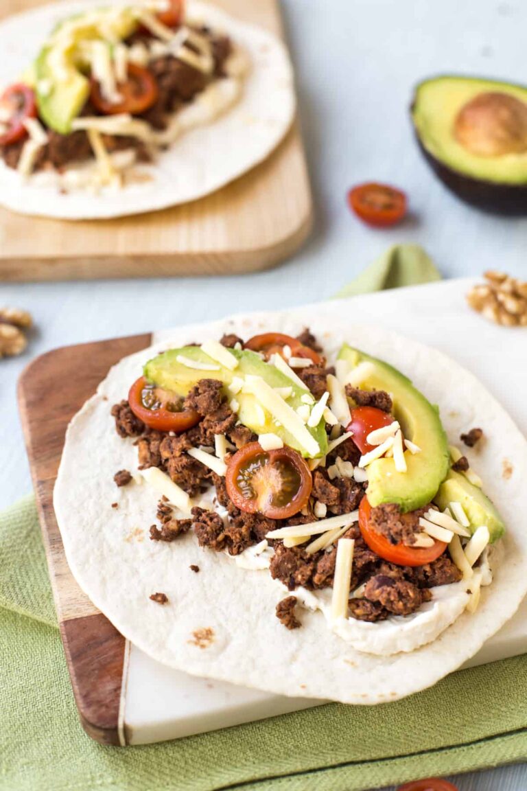 Black Bean and Walnut Tacos