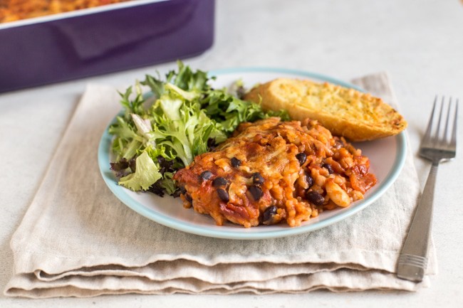 Cheesy Bean Bake
