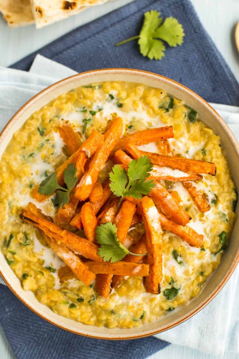 Creamy Roasted Carrot Dal