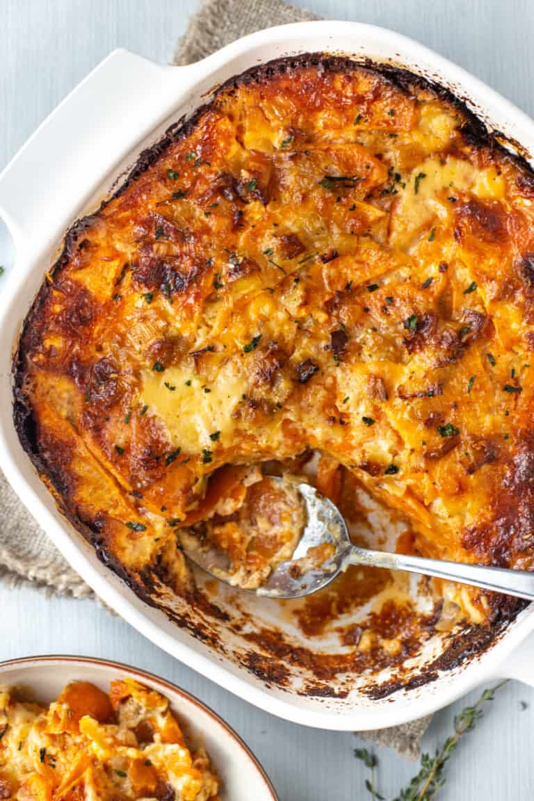 Creamy Sweet Potato Gratin