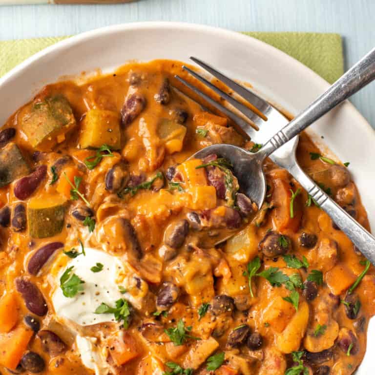Creamy Three Bean Stew