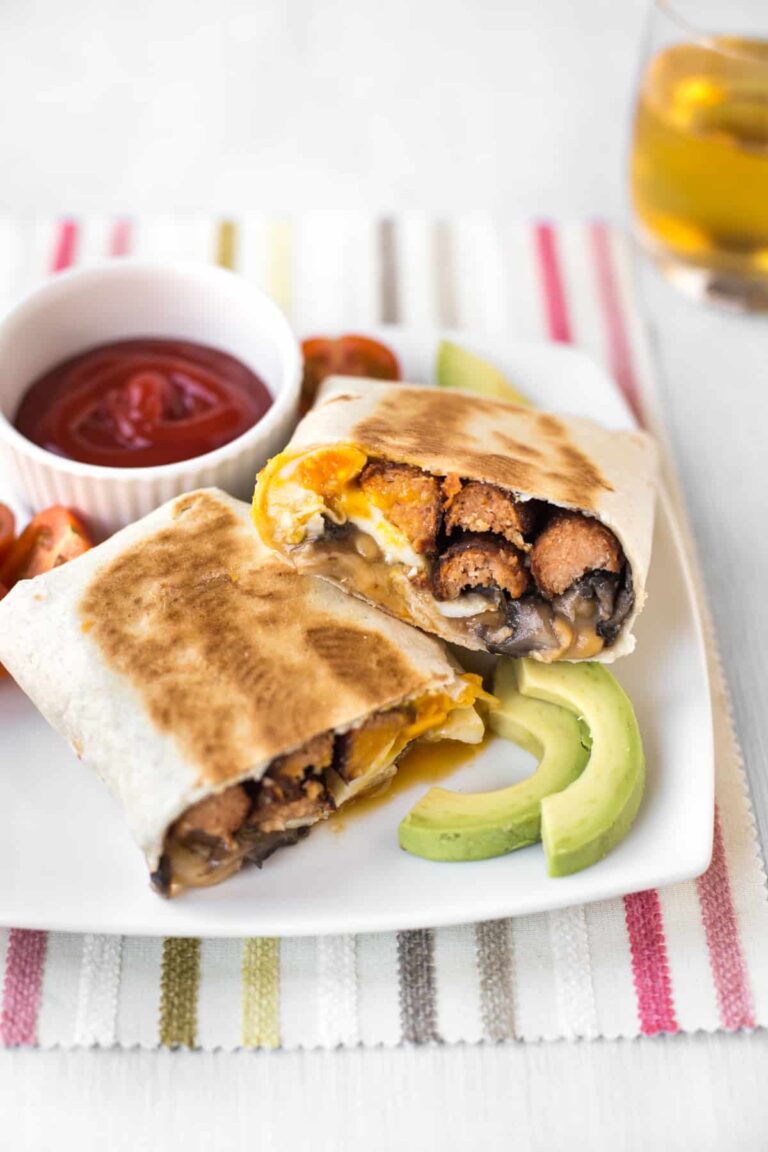 Full English Breakfast Burritos