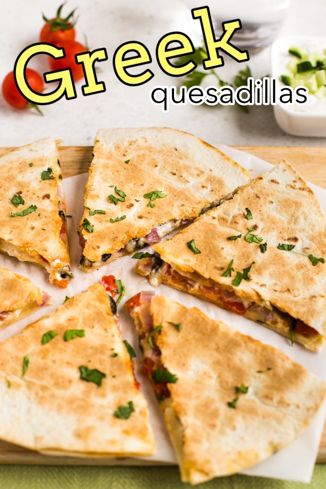 Greek Quesadillas