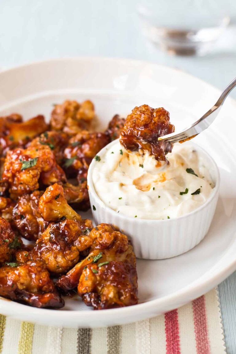 Honey BBQ Cauliflower Wings