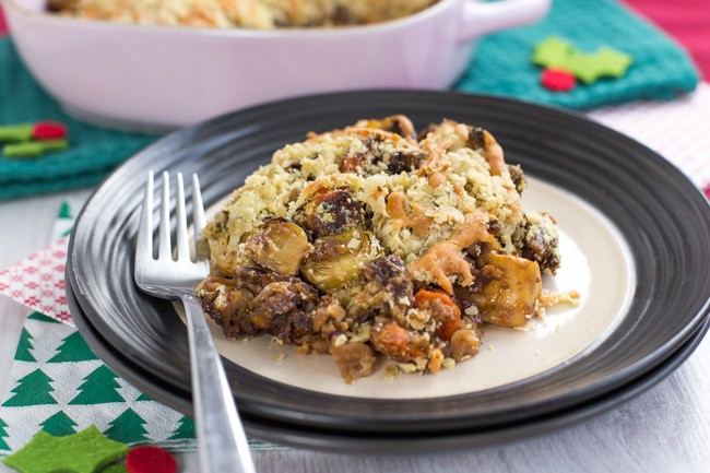 Leftover Christmas crumble