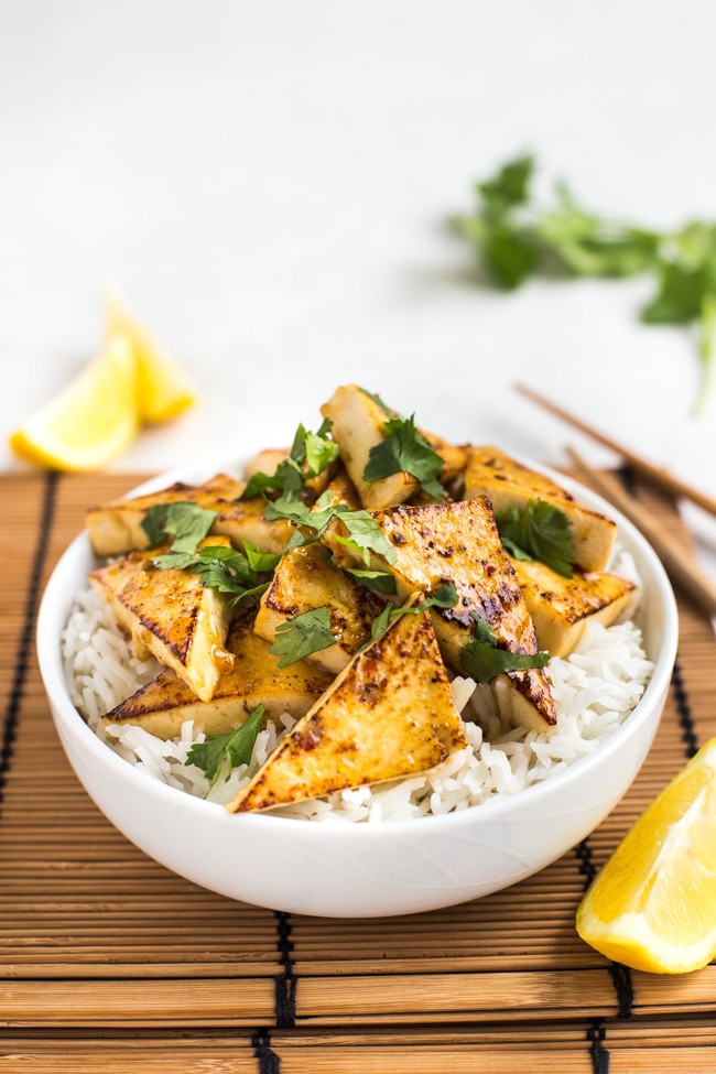 Spicy Lemon and Black Pepper Tofu