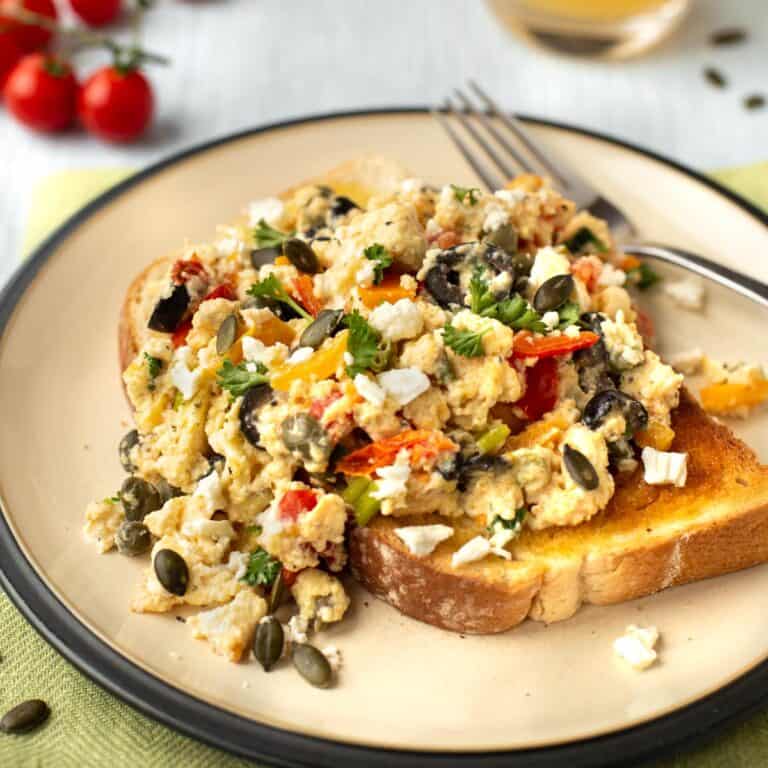 Mediterranean scrambled eggs.