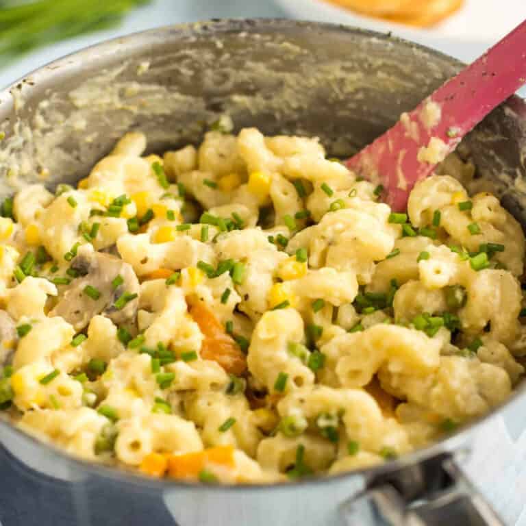 One Pot Creamy Veggie Pasta