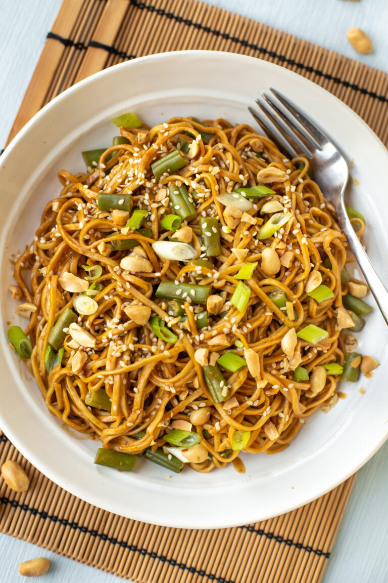 15 Minute Peanut and Sesame Noodles