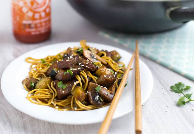 Sweet and spicy honey sriracha stir fry