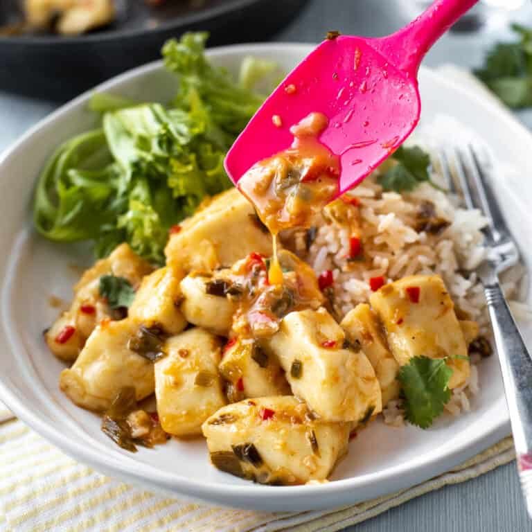 Sweet and Spicy Halloumi
