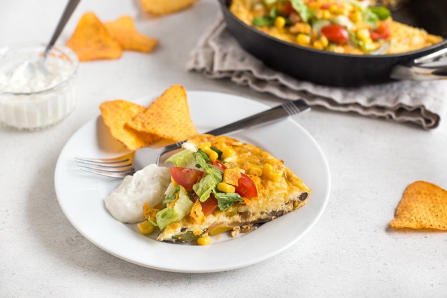 Taco frittata