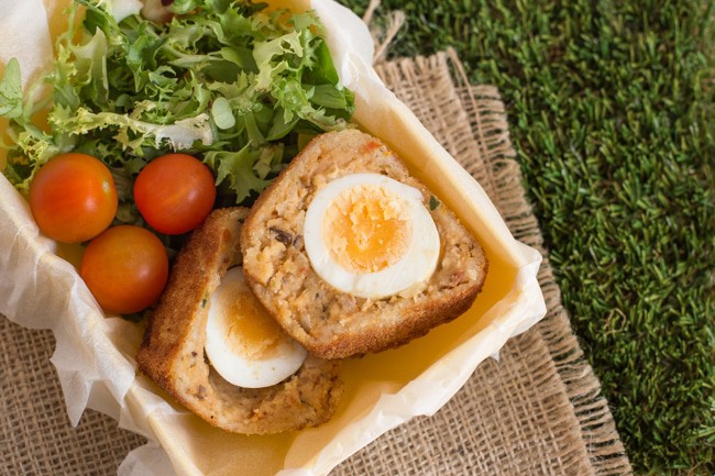 Vegetarian Scotch eggs