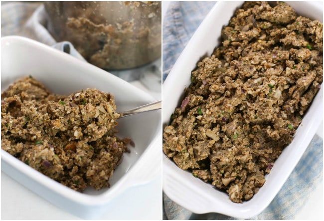 Mushroom and chestnut vegetarian stuffing - Did you know that making vegetarian / vegan stuffing could be so easy?! A must for any Christmas dinner table!