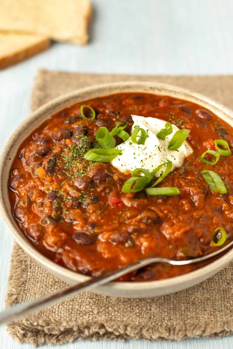 Veggie-Packed Slow Cooker Black Bean Soup