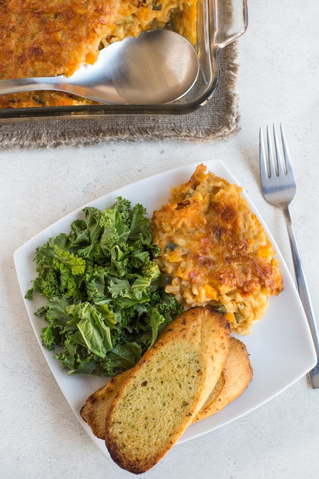 Very veggie lentil bake - this is SO GOOD. Its appearance doesn't do it justice! Vegetarian and gluten-free.